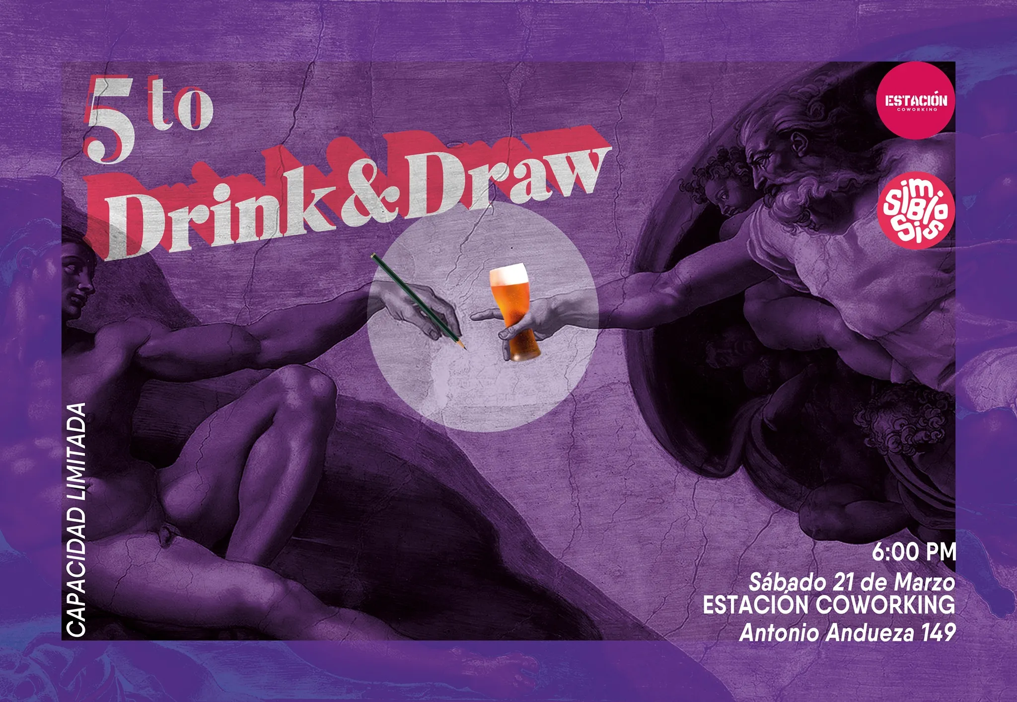 5to Drink&Draw Simbiosis #yomequedoencasa